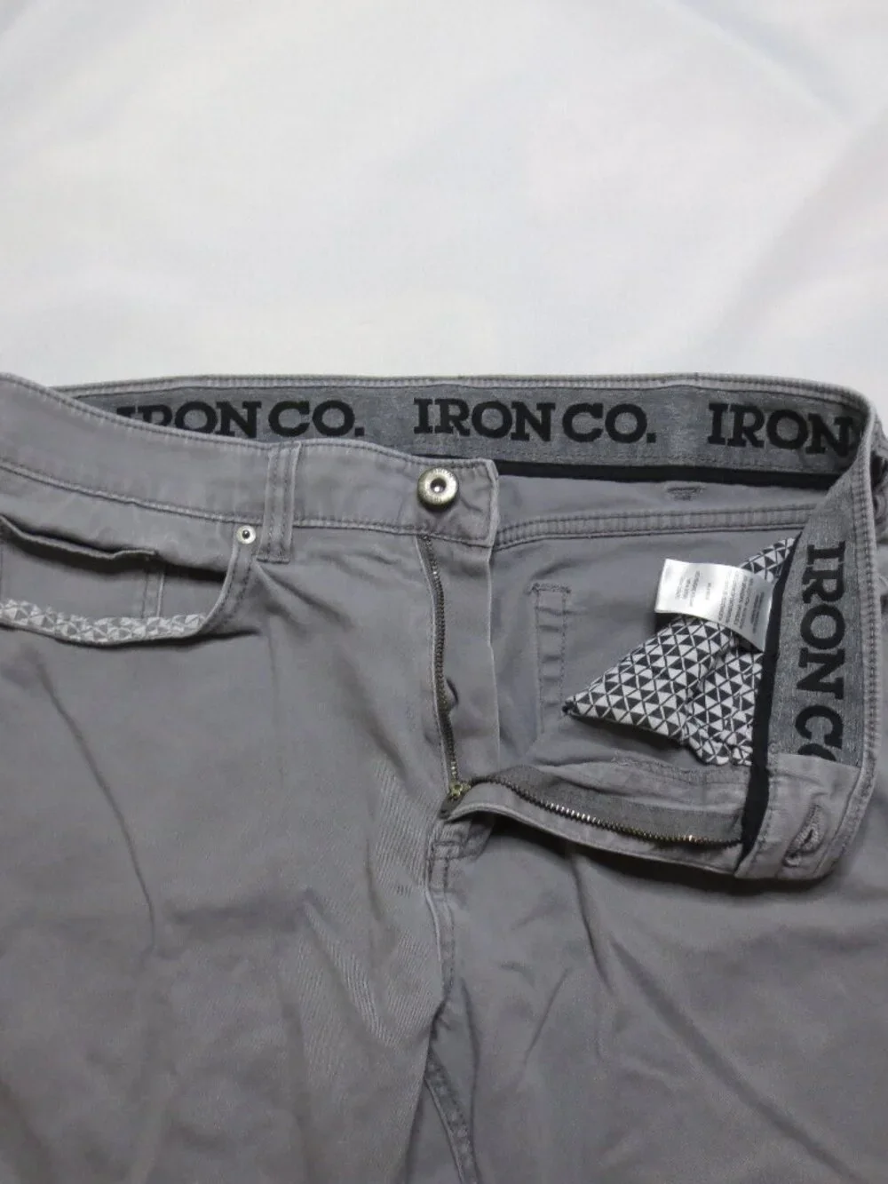 IRON CO. mens JEANS gray DENIM work pant SIZE 32